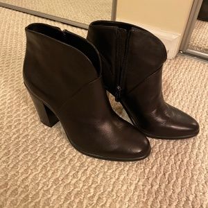 Vince Camuto Black high heeled booties